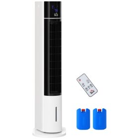42" 3-In-1 Evaporative Air Cooler with Water Tank, 52Â° Oscillating Portable Swamp Cooler with Humidifier, Ice Cooling Fan for Home Office, 3 Modes,