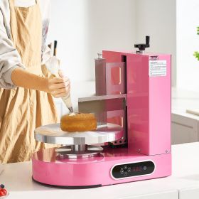 Cake Decorating Machine Cake Frosting Spreading For 4' To 12' Cake Pink