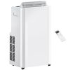 HOMCOM 12000BTU Portable Air Conditioner w/ Cooling, Dehumidifier & Ventilating, Portable AC Unit w/ Remote Control, 3 Fan Modes, 24-Hour Timer, White