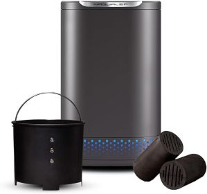 Nagual 6.6 gal Silent Electric Kitchen Recycler – Countertop Food Grinder & Odorless Compost Bin with Auto-Stop