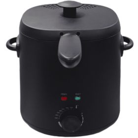 2QT Electric Deep Fryer, Matte Black - Household, 1000W
