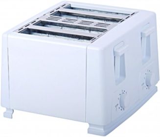4 Slice Toaster, White