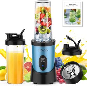 Blender for Smoothies, Peak 900W Personal Blender for Kitchen Shakes and Smoothies, with 2×22oz Portable Cups and To-Go Lids