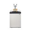 VEVOR Beer Kegerator, Dual Tap Home Draft Beer Dispenser for Ball Lock, Full Size Keg Refrigerator with 5lbs CO2 Tank