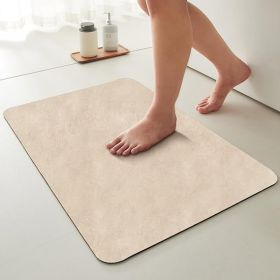 Bathroom Mat Quick Dry, Bathroom Rugs Non Slip Washable Thin Absorbent Bath Mat Fits Under Door Bathroom Floor Mat Perfect for Bath, Shower