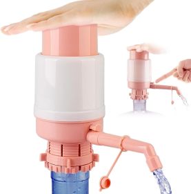 Portable Manual Water Pump for 5 Gallon Bottle, Water Jug Dispenser Bottle Pump Drinking Water Pump with an Extra Short Tube and Cap