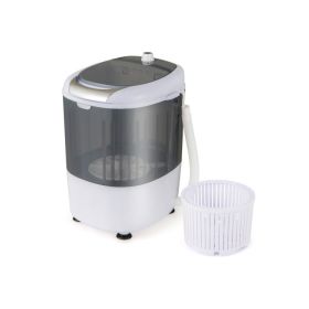 Portable Mini Washing Machine Semi-Automatic Washer and Spinner Combo with Single Tub