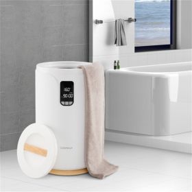 20L Hot Towel Warmer Bucket with LCD Display - Real-Time Temp/Time, 30/60/90-Min Heating + 0.5-24H Delay Timer