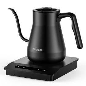 Electric Gooseneck Kettle Temperature Control Pour-Over Tea Kettle for Coffee Brewing;  Stainless Steel Inner;  1300W Rapid Heating; Water Boiling Ket