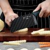 1pc Wolf Tooth Knife; Multifunctional Potato Chips Cutter; Wave Knife; Vegetable Potato Slicer; Fancy Potato Chips Cutting Artifact