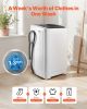 Portable Washing Machine, Portable Washer 1.3 cu.ft with LED Display, Stainless Steel Drum, 8 Wash Programs & 6 Adjustable Water Levels