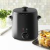 2QT Electric Deep Fryer, Matte Black - Household, 1000W