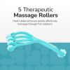 Claw Massage Roller, Handheld Muscle Massager with 5 Rotating Heads for Back, Legs, and Shoulder