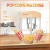 4oz Tabletop Popcorn Machine Popcorn Popper Machine Pop Corn Machine Popcorn Maker With Stainless-Steel Kettle