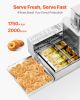 VEVOR Commercial Automatic Donuts Machine, 4 Rows Donuts Making Equipment, 240 pcs/hour Electric High Power Doughnut Maker