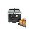 4L Electric Deep Fryer, Matte Black, Stainless Lid, 1800W
