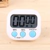 1pc White Kitchen Timer; Electronic Timer For Cooking And Beauty; Without Battery
