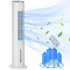 42" 3-In-1 Evaporative Air Cooler with Water Tank, Ice Cooling Fan with Humidifier, 52Â° Oscillating Portable Swamp Cooler for Home Office, 3 Modes,