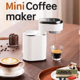 PSC18W  600W espresso machine with 15bar pressure, featuring hot and cold brewing systems. Includes powder tray and capsule holder, perfect for home (PSC18W: PSC18W)