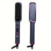 Dual Voltage Hair Straightener Brush – 60-Second Heat-Up & Ergonomic Grip for Salon-Quality Results at Home