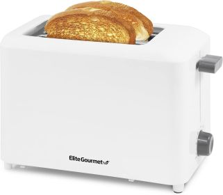 Cool Touch Toaster, 7 Toast Settings Cancel Functions, Slide Out Crumb Tray, Extra Wide 1.5" Slots for Bagels Waffles Specialty Breads, Puff Pastry (Color: White)