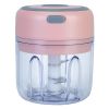 Mini Electric Garlic Chopper Ginger Chopper with 8.45OZ Capacity Cordless Garlic Mincer Food Chopper